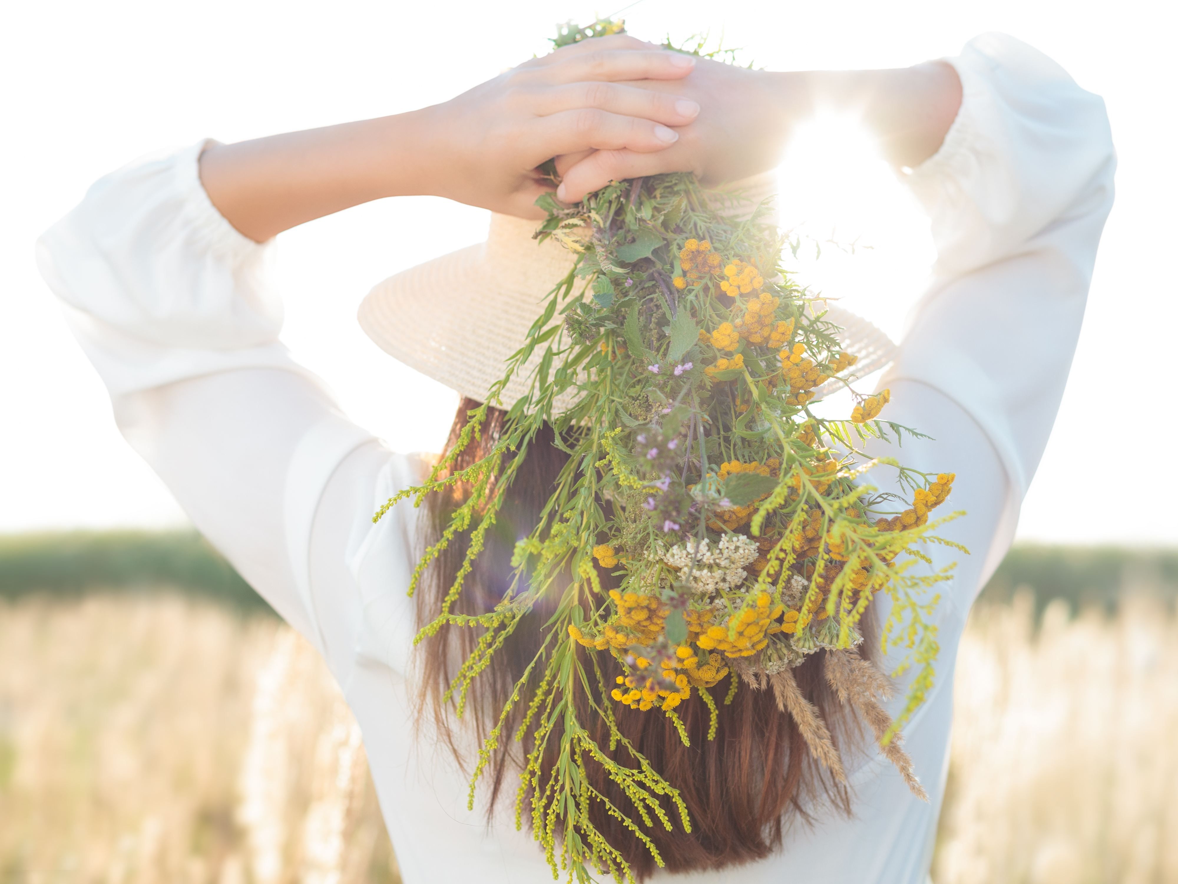 Your crowning glory; herbs for healthy hair